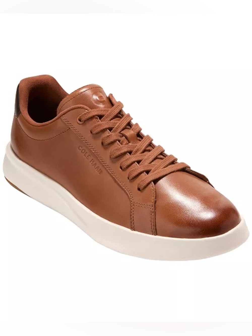 Cole Haan Men's Brown Leather Grand Crosscourt Tennis II Sneakers 10.5 Wide New